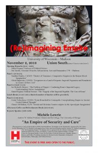 Event poster for the workshop listing all of the speakers