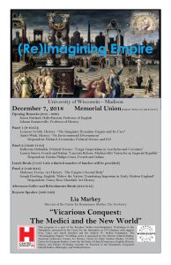 Event poster for the workshop listing all of the speakers