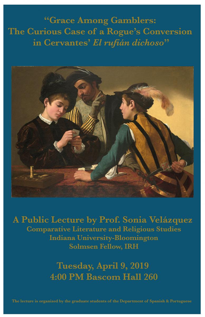 Poster for Event with Caravvagio image, title, and room details