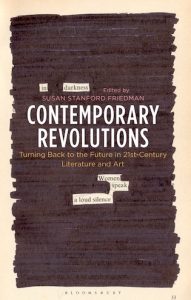 cover of book "Contemporary revolutions..." with black out marker on top of text that has been redacted.