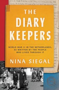 A book cover of Diary Keeps. With a black and white photograph of a family.