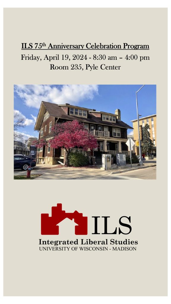 This is the full program for the ILS event. Text is in post.
