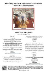 Poster program for the symposium.