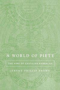 Book cover of A World of Piety. The cover is light green