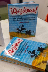 Image of two copies of the book Quijoteres. 